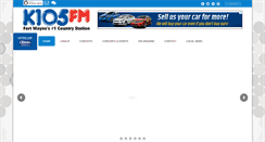 Desktop Screenshot of k105fm.com